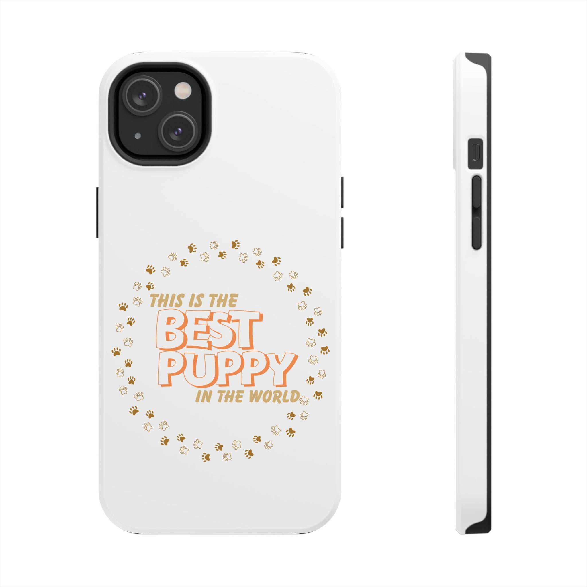 Best Puppy Phone Case — Cute Paw Print Tough Phone Case