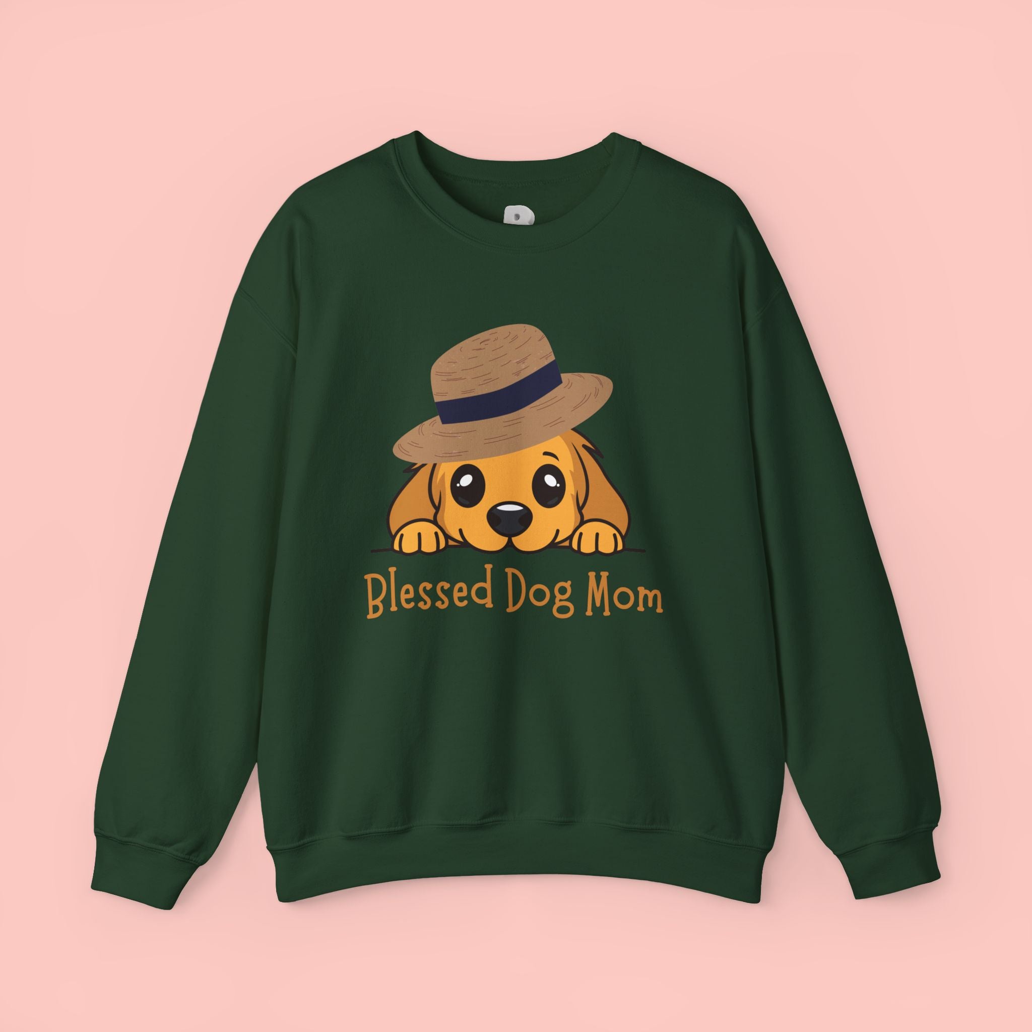 Blessed Dog Mom Sweatshirt — Cute Puppy Mom Crewneck