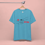 T-Shirt — "Me  My Dog" Minimalist Paw & Hand Illustration