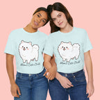 Cute Fluffy Pomeranian Tee — "Mom's Cute Child" Dog T-Shirt