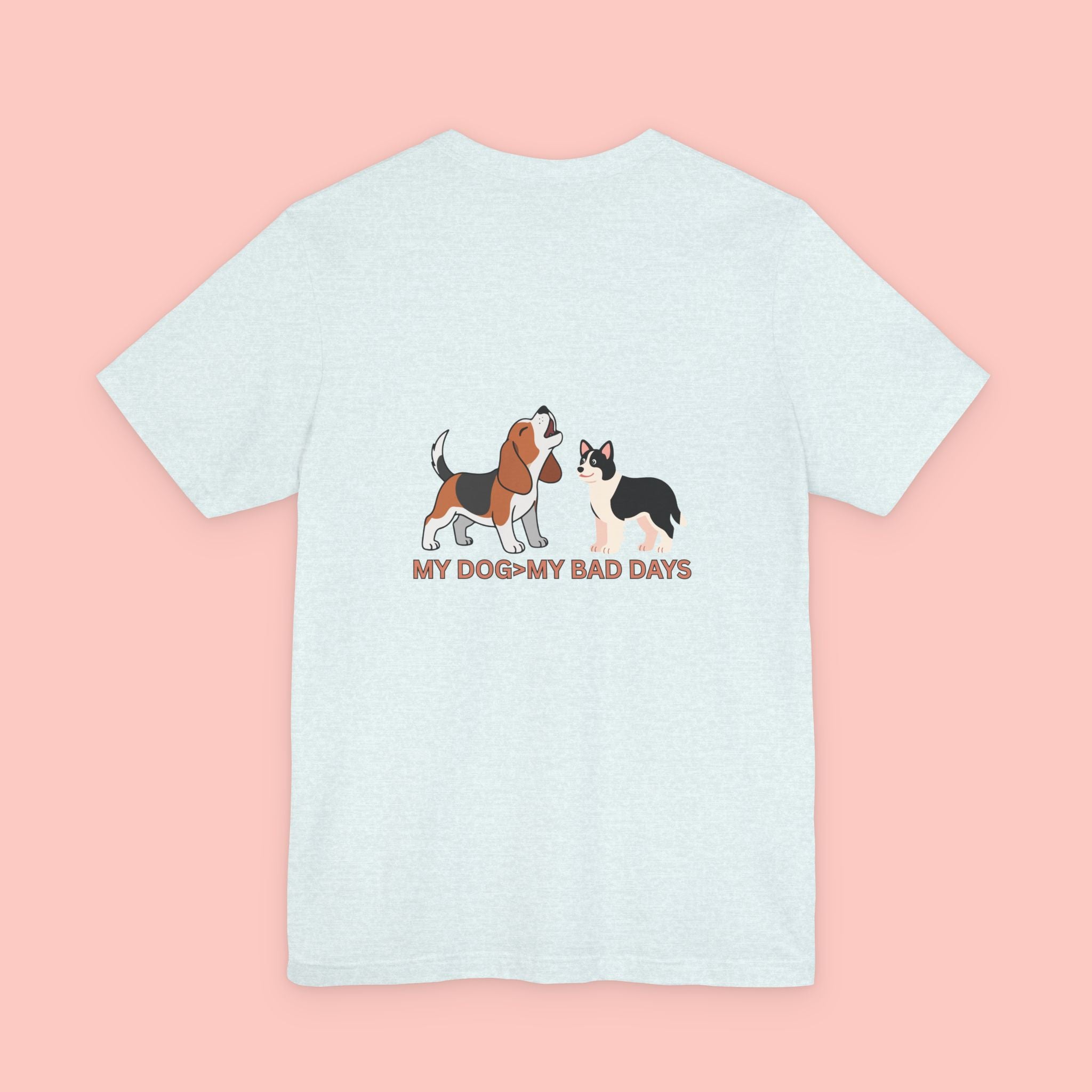 My Dog, My Bad Days T-Shirt — Cute Beagle & Husky Rescue Tee for Dog Lovers