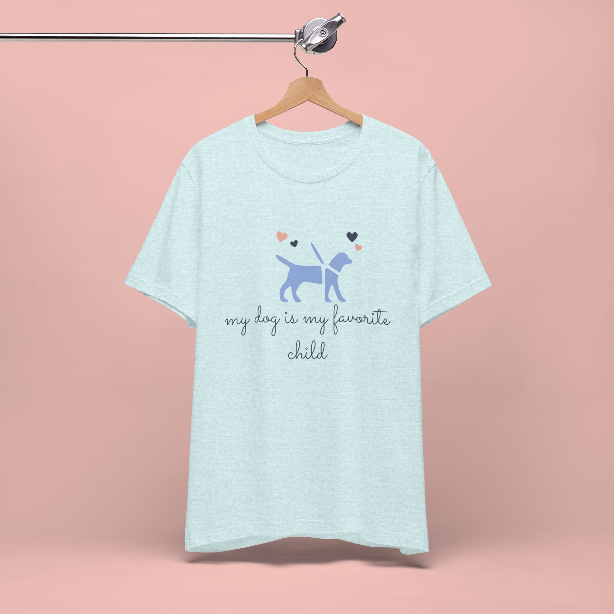 Dog Lover T‑Shirt — "My Dog Is My Favorite Child" Cute Puppy Graphic Tee