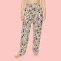 Dog Lover Pajama Pants — Paw Print & Bones All-Over-Print Women’s Sleepwear