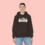 United By Bones Hoodie — Cute Cartoon Dogs Paw Bone Graphic Sweatshirt