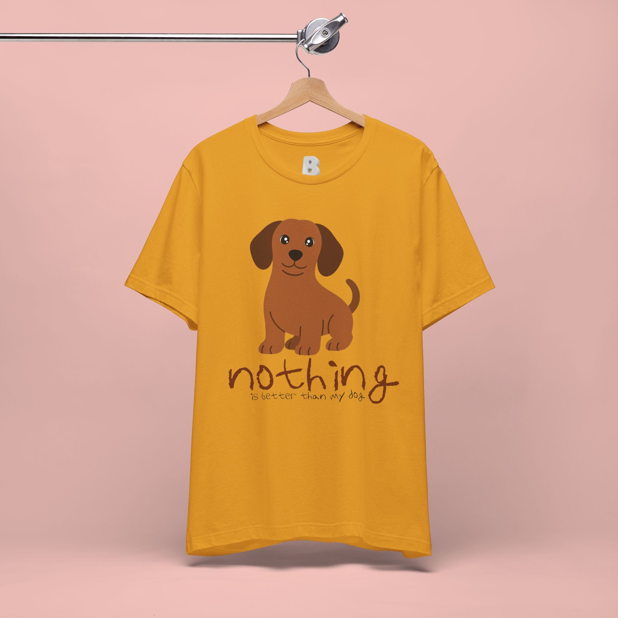 Dachshund Puppy Tee — "Nothing Better Than My Dog" Cute Dog Lover T-Shirt