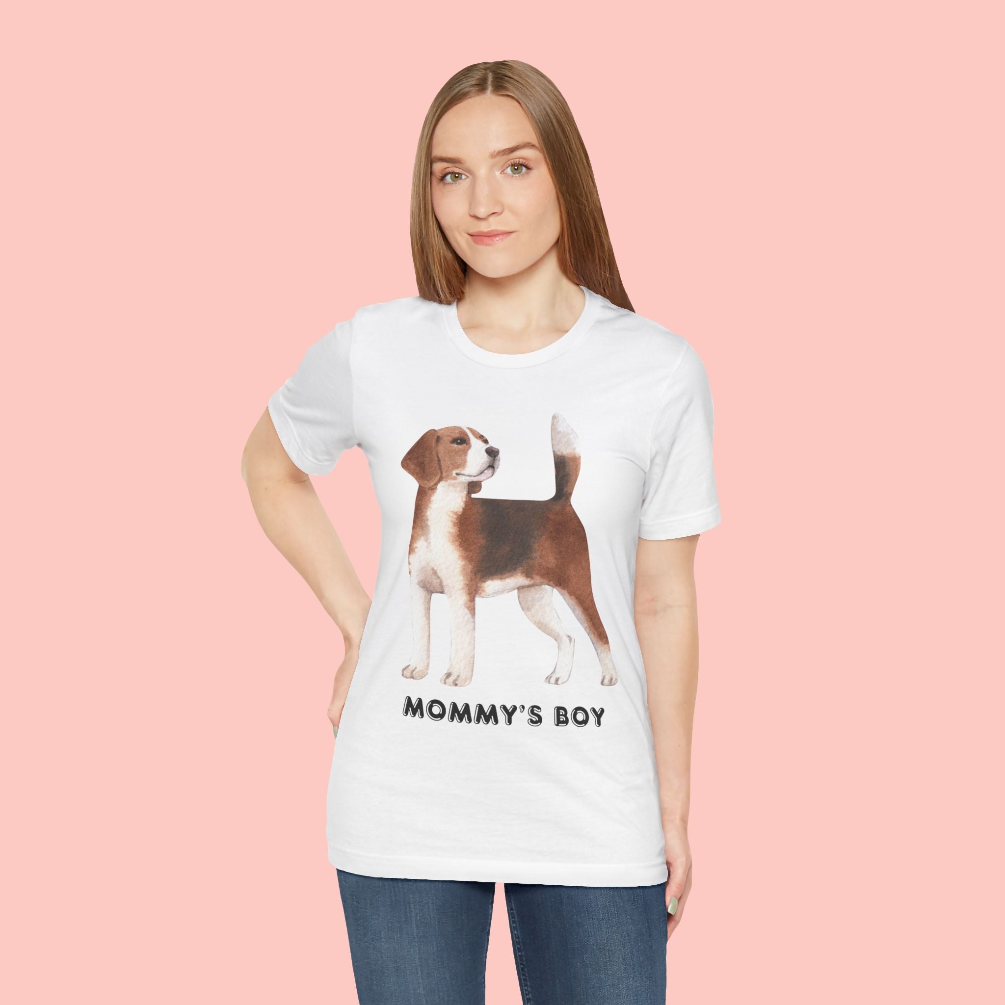 Mommy's Boy Beagle T-Shirt — Cute Dog Lover Tee