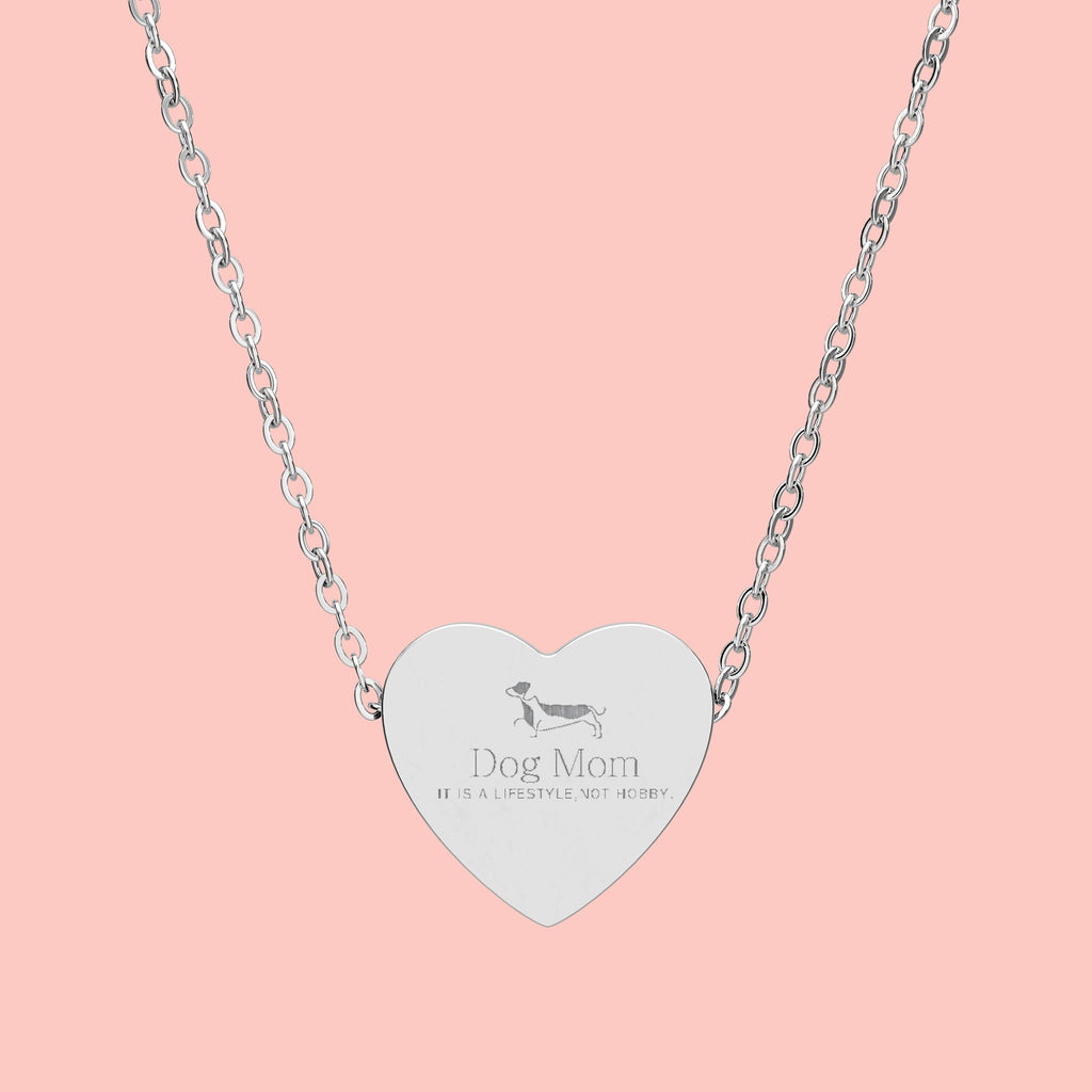 Engravable Heart Necklace — Personalized Love Pendant