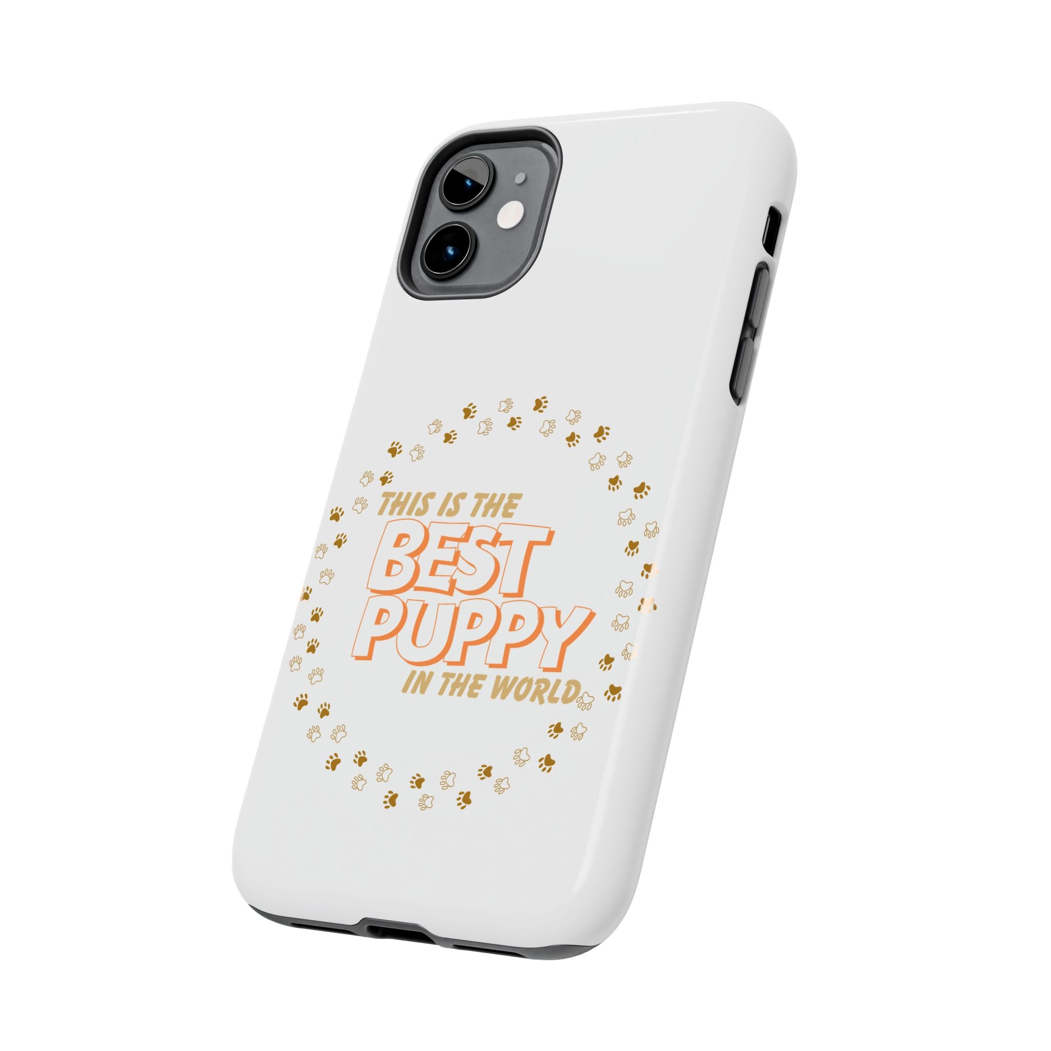 Best Puppy Phone Case — Cute Paw Print Tough Phone Case