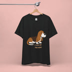 Dog Mom T‑Shirt — Cute Basset Hound I Love My Dog Mom Tee