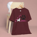 Dog Pawprint T-Shirt — "Pawprints Everywhere I Go" Cute Pet Lover Tee