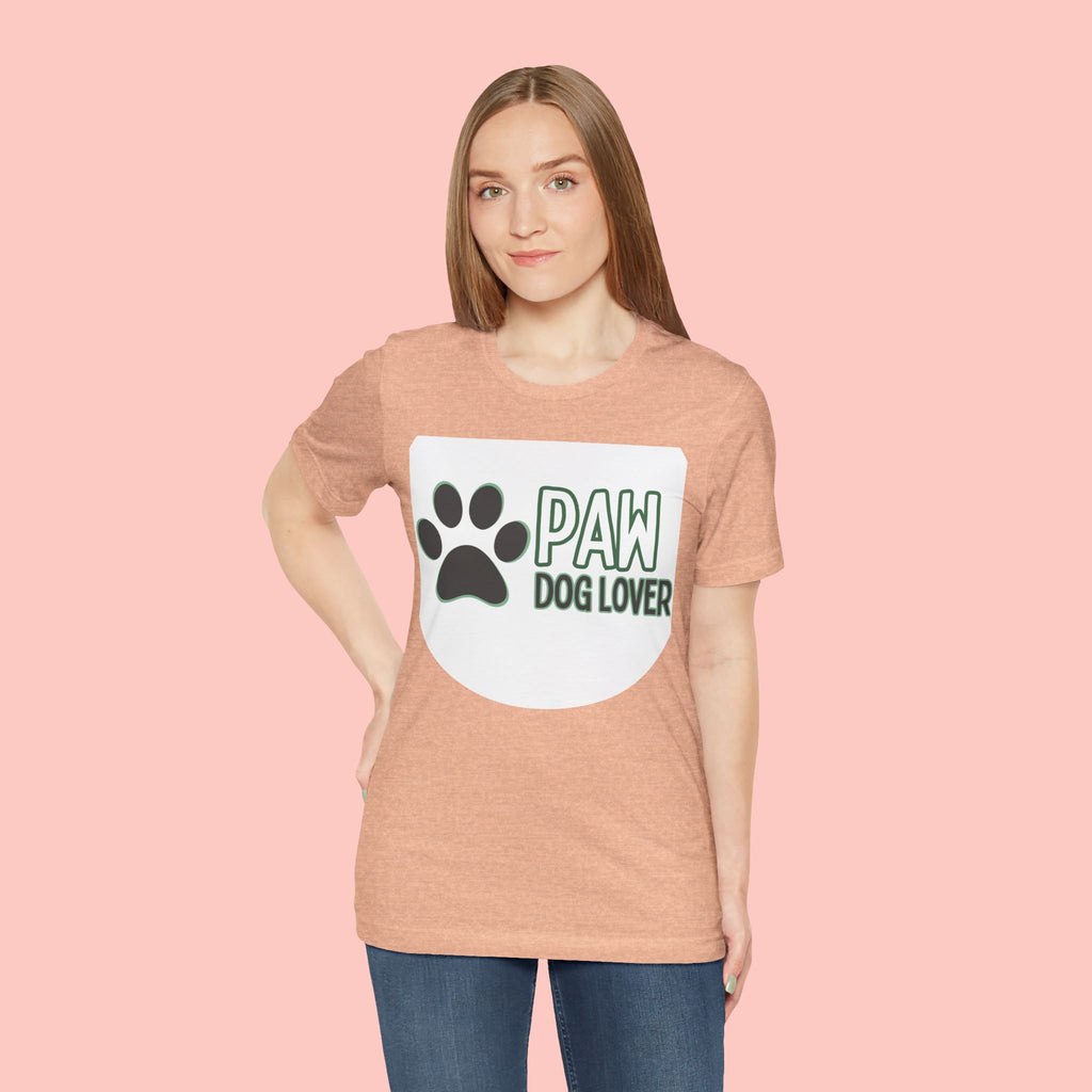 Paw Dog Lover T-Shirt — Cute Paw Print Tee for Dog Owners