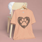 Fingerprint Heart Paw T-Shirt — Dog Paw Love Tee