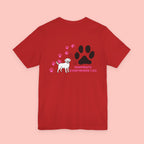 Pawprints Everywhere Tee — Dog Lover Short Sleeve Shirt