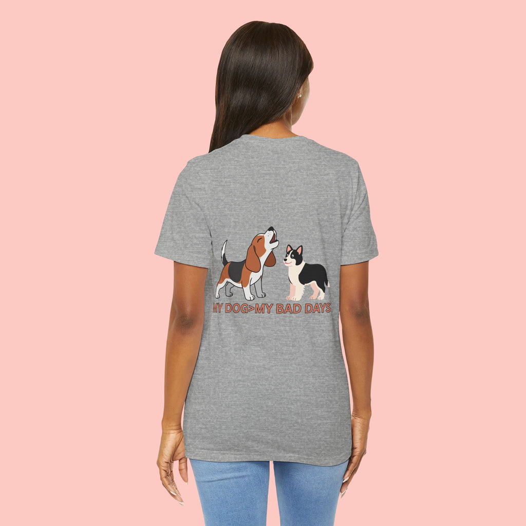 My Dog > My Bad Days T‑Shirt — Cute Dog & Cat Graphic Tee
