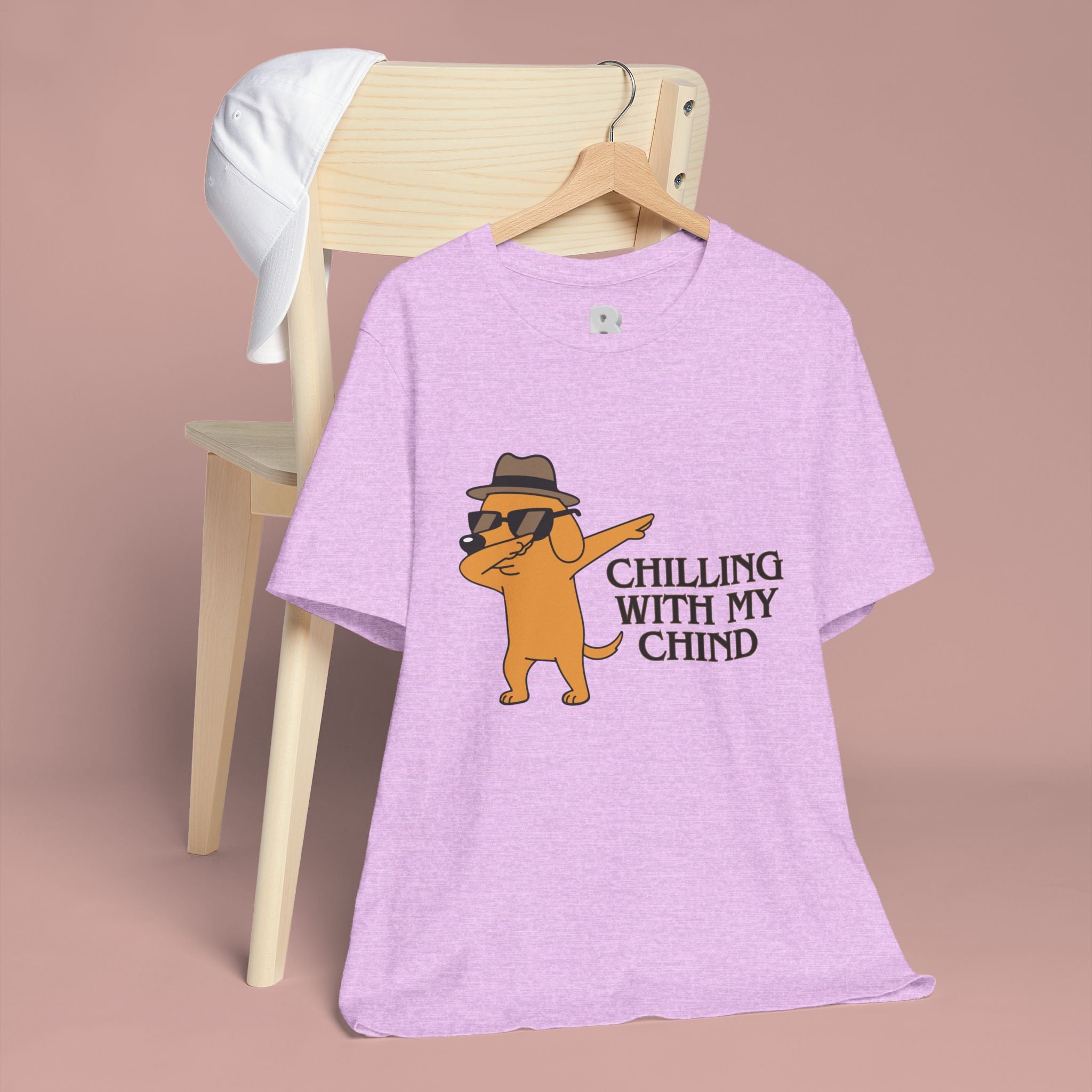 Chilling With My Chind T-Shirt — Funny Dabbing Cat Graphic Tee