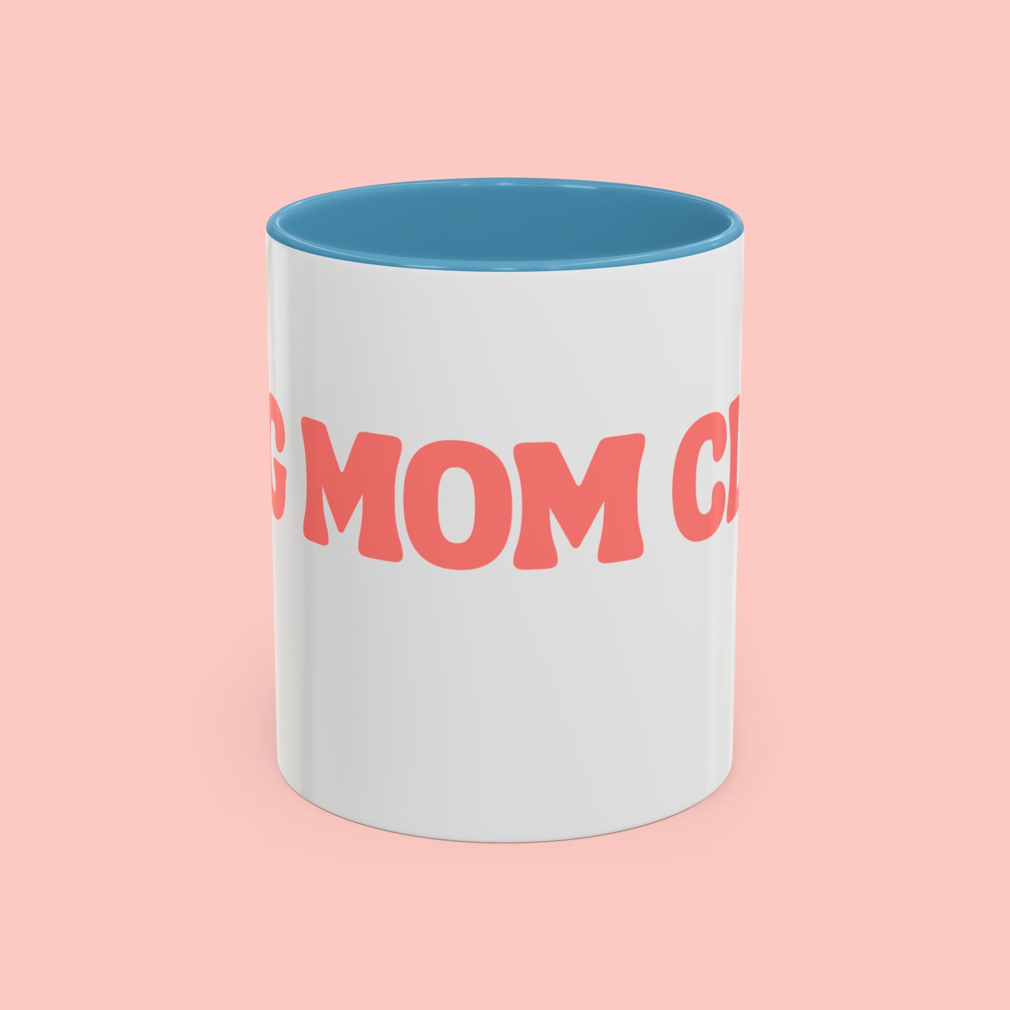 Mom Club Coffee Mug — Cute Paw Print Accent Mug for Dog Moms (11/15 oz)