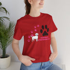 Dog Pawprint T-Shirt — "Pawprints Everywhere I Go" Cute Pet Lover Tee