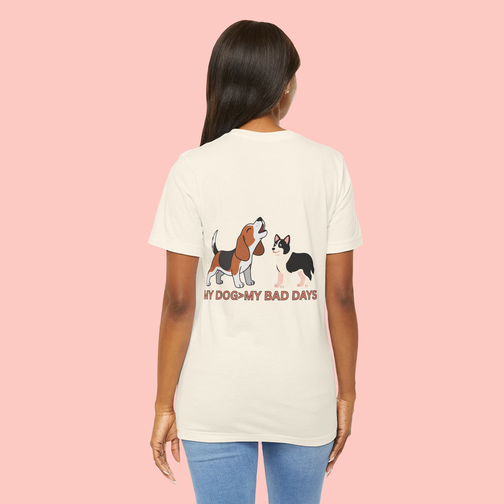 My Dog > My Bad Days T‑Shirt — Cute Dog & Cat Graphic Tee