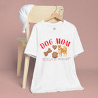 Dog Mom T-Shirt — Cute Shiba & Treats “My Dog Is My Whole World” Tee