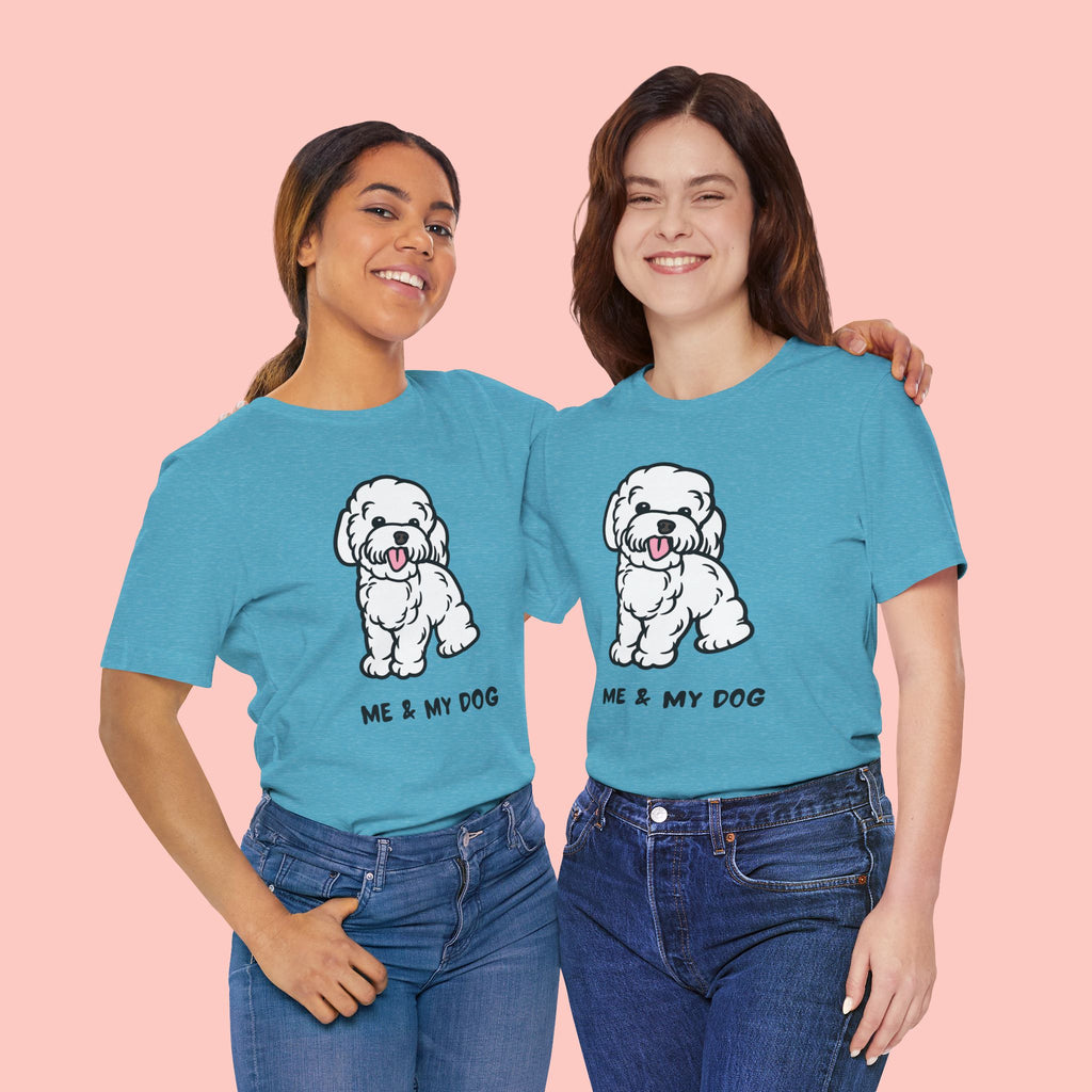 Me & My Dog T-Shirt — Cute Cartoon Puppy Tee for Dog Lovers