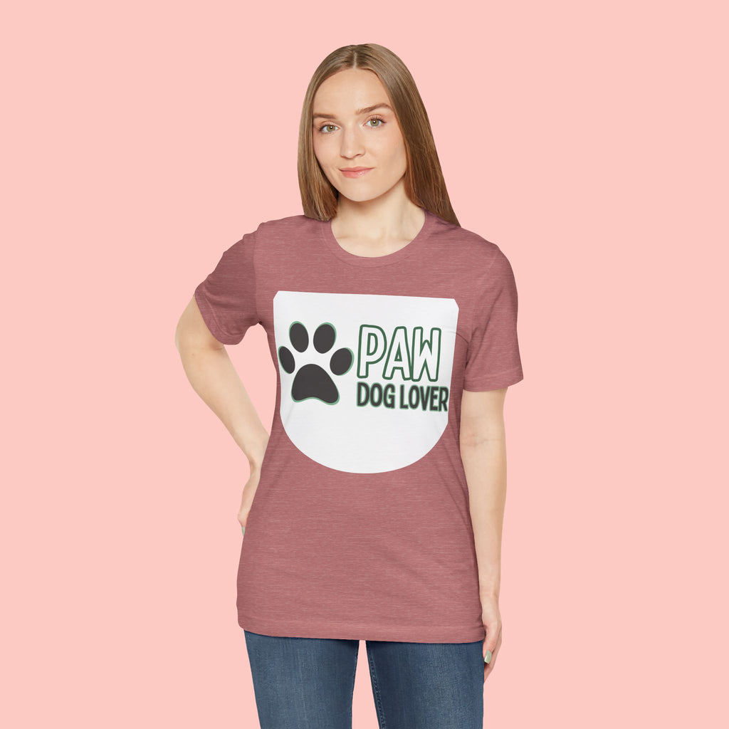 Paw Dog Lover T-Shirt — Cute Paw Print Tee for Dog Owners