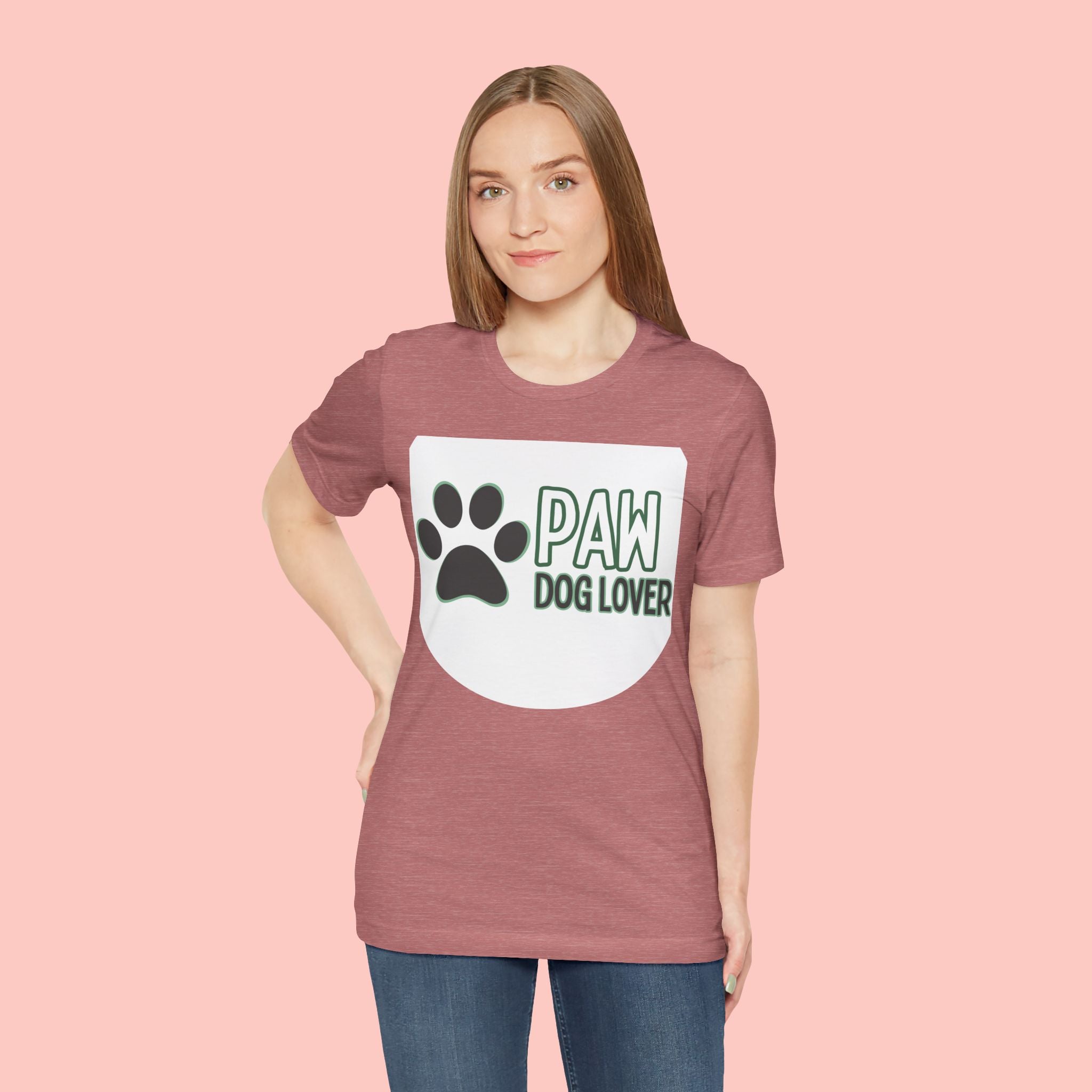 Paw Dog Lover T-Shirt — Cute Paw Print Tee for Dog Owners