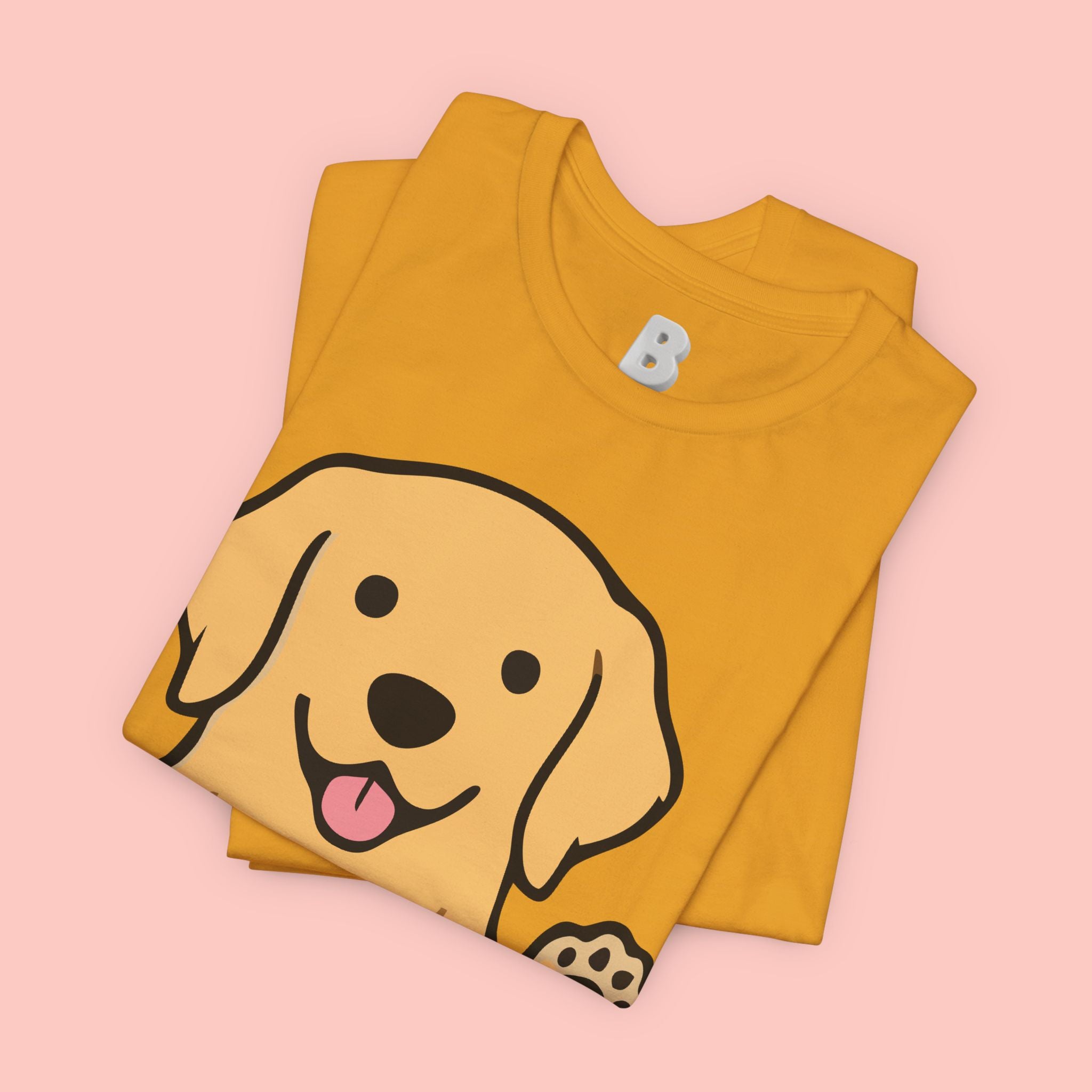 Love Your Dog Tee — Cute Golden Retriever Graphic T-Shirt