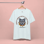 Dog Mom Tee — “Don't Mess With a Dog Mom” Graphic T‑Shirt