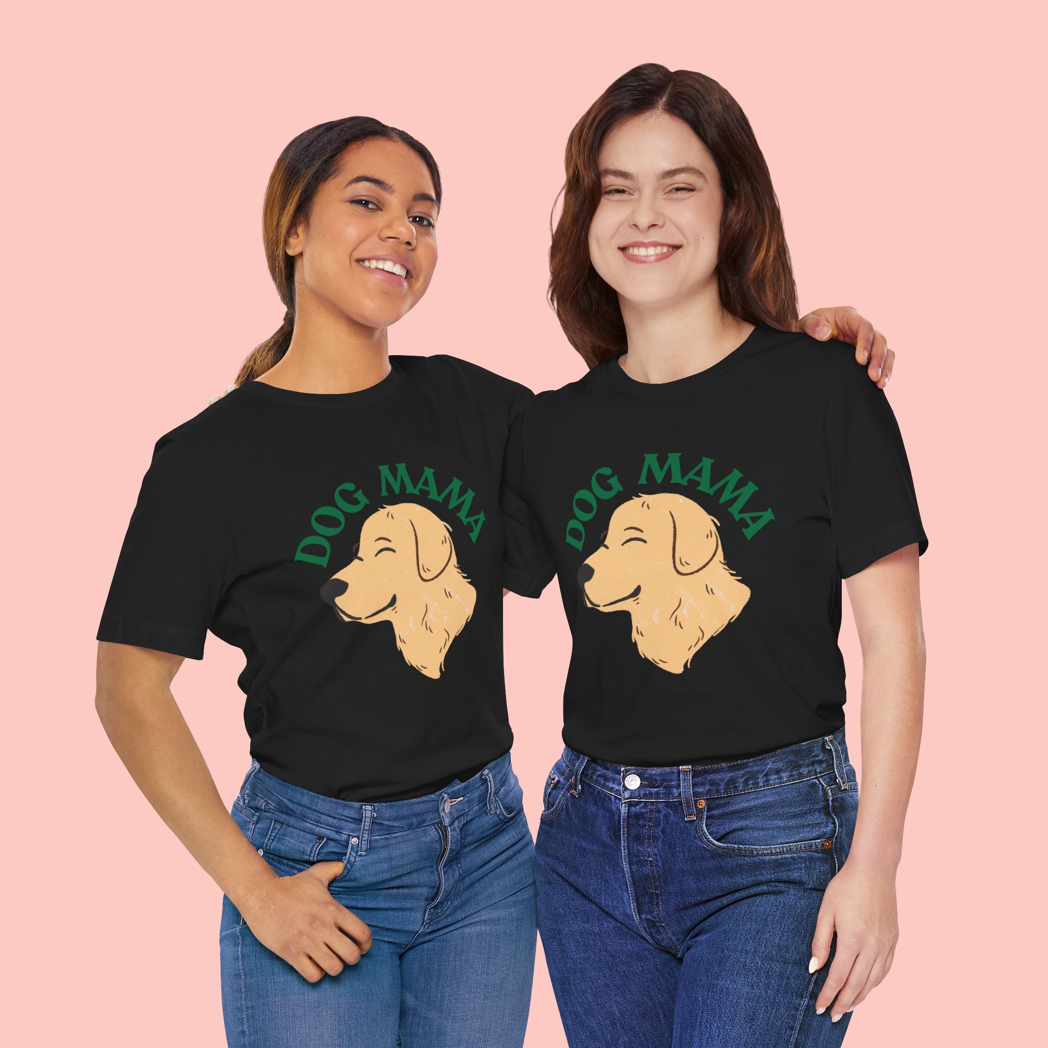 Dog Mama T-Shirt – Golden Retriever Graphic Tee