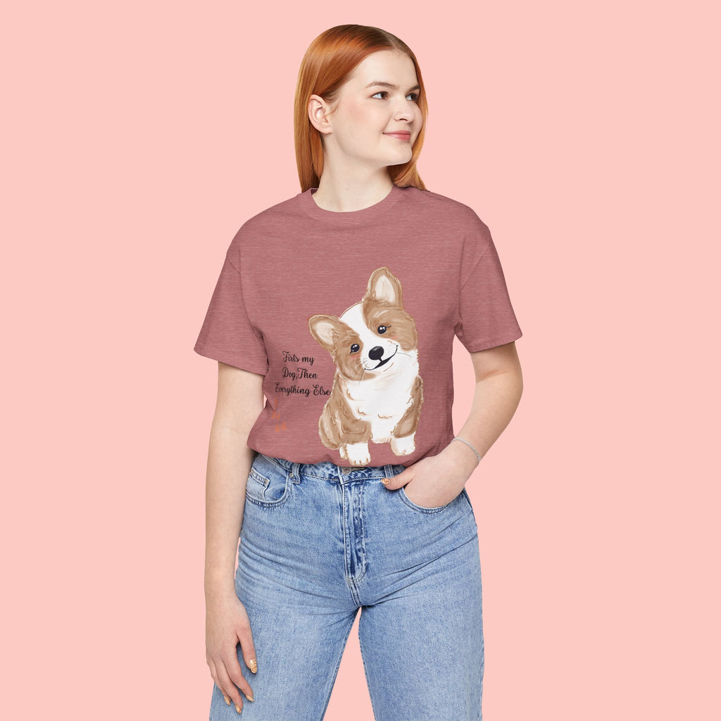Corgi Love T-Shirt — "This my dog, then everything else" Cute Pet Tee