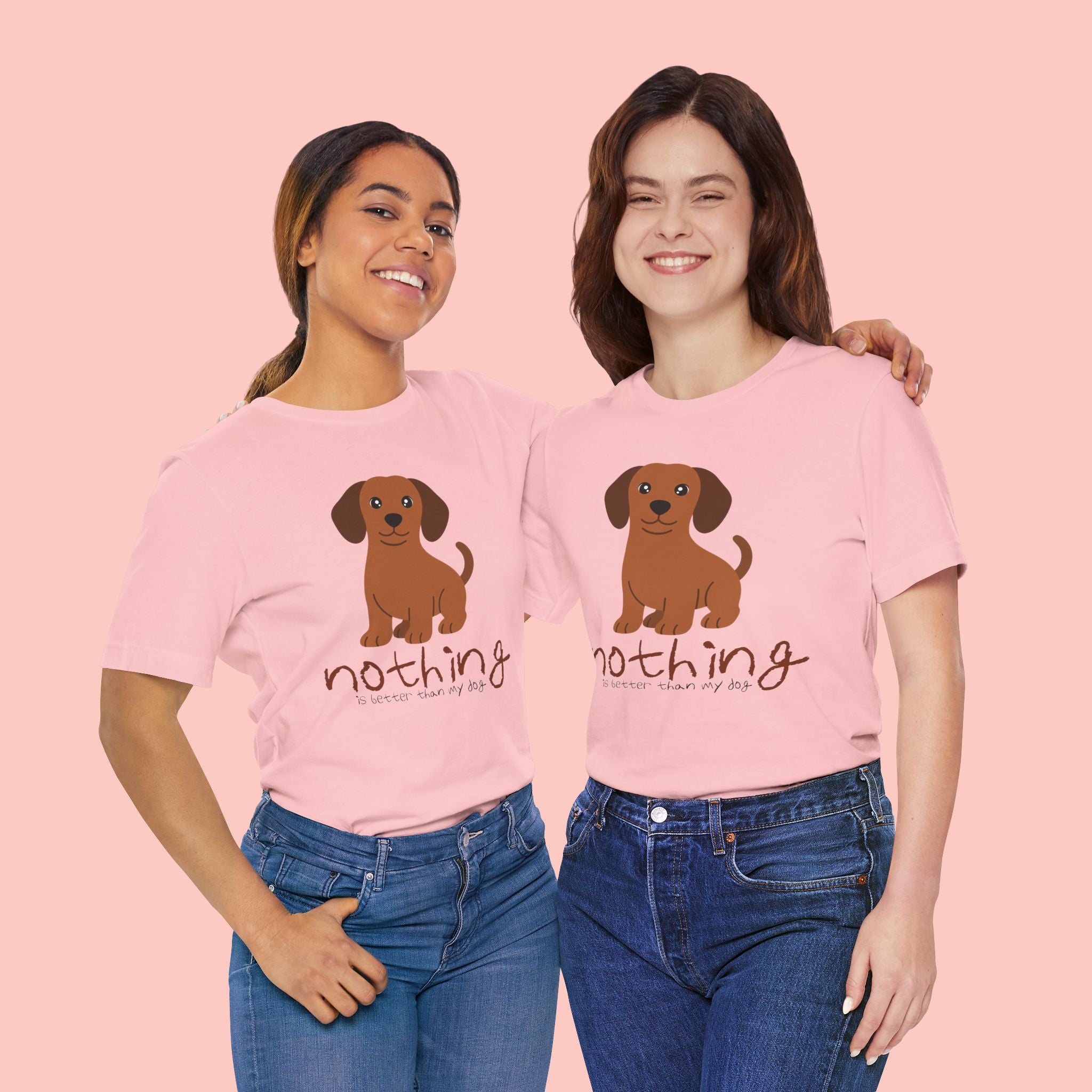 Dachshund Puppy Tee — "Nothing Better Than My Dog" Cute Dog Lover T-Shirt