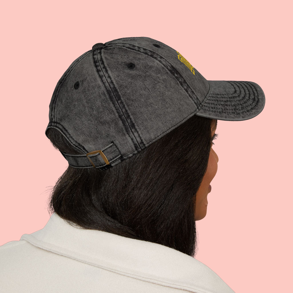 Dog Mom Vintage Embroidered Cap