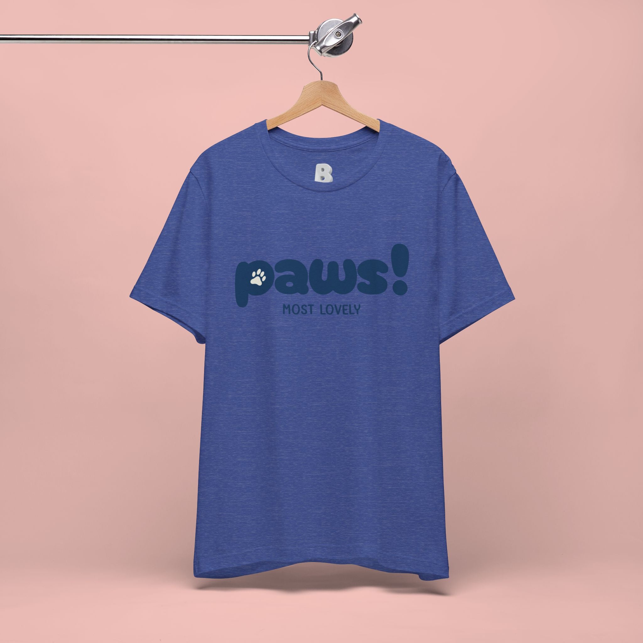 Paws! Cute Paw Print Tee — "Most Lovely" Graphic T-Shirt for Dog & Cat Lovers