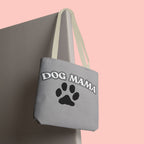 Dog Mama Paw Print Tote Bag – Cute Pet Lover Gift
