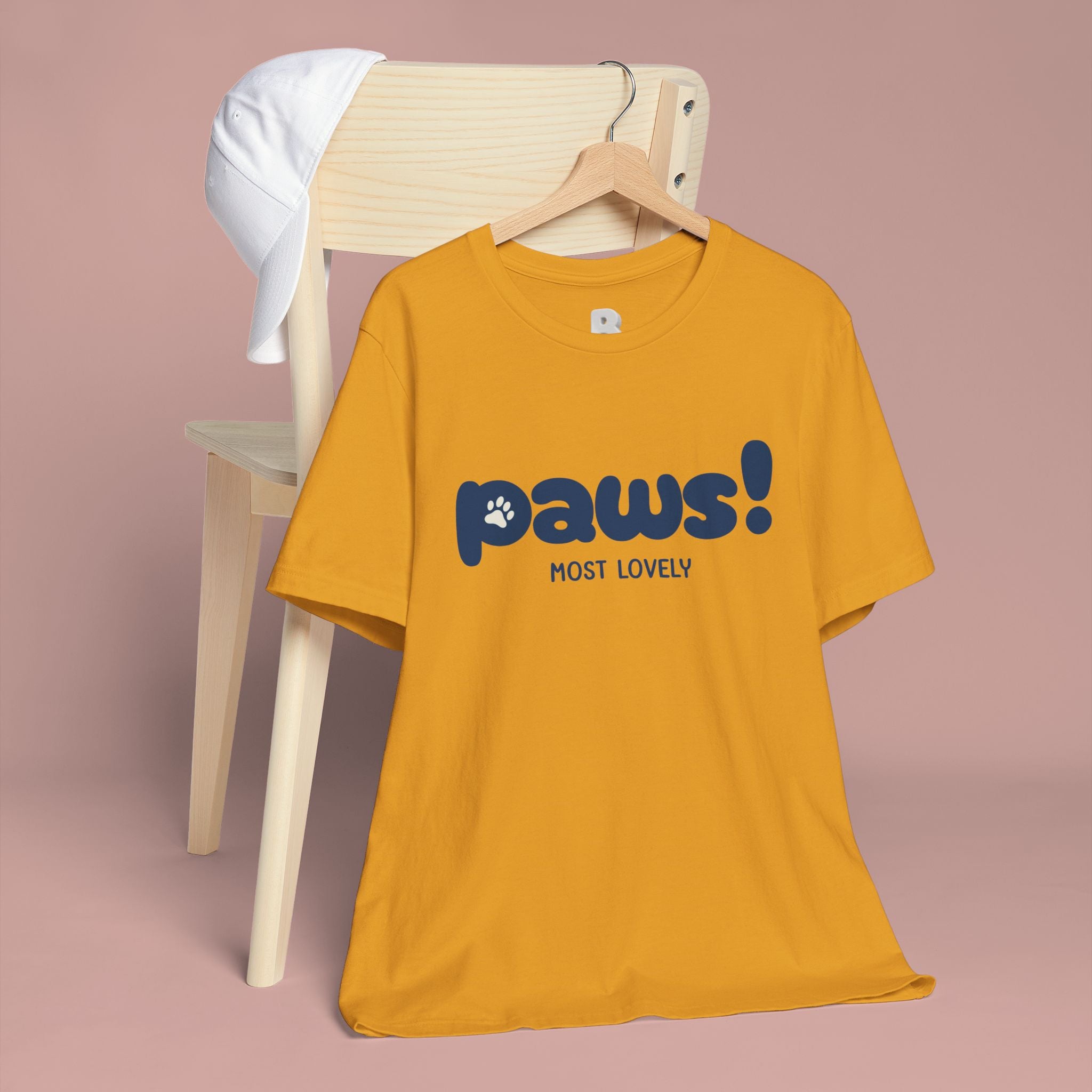 Paws! Cute Paw Print Tee — "Most Lovely" Graphic T-Shirt for Dog & Cat Lovers
