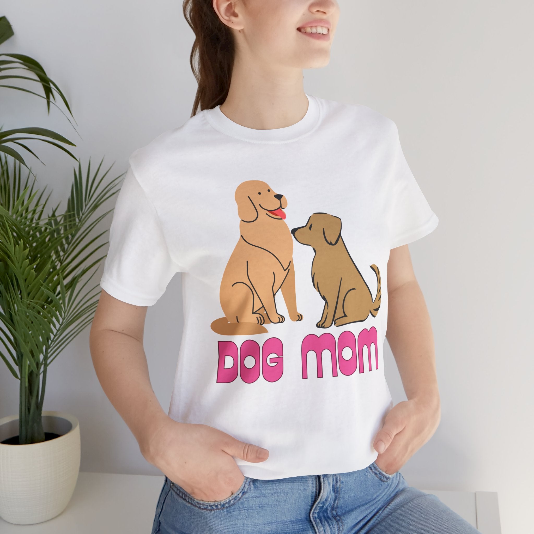 Dog Mom T‑Shirt — Cute Retro Dogs Graphic Tee for Dog Lovers