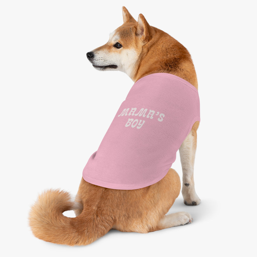 Mama's Boy Pet Tank Top - Cute Soft Dog Tee