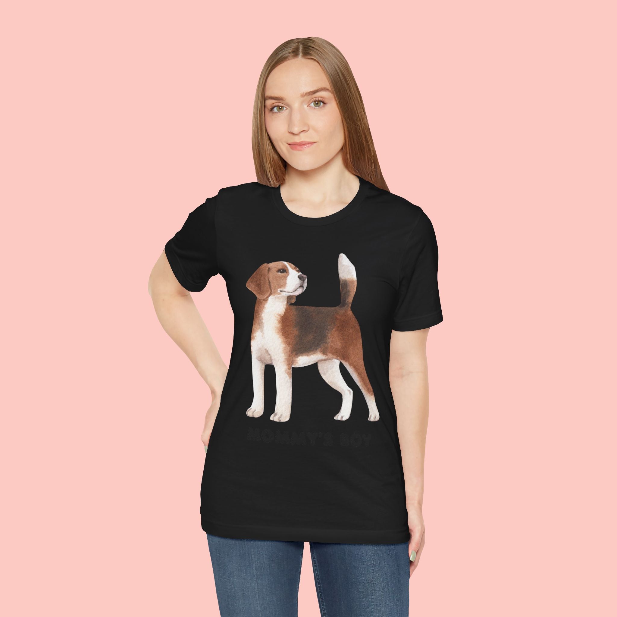 Mommy's Boy Beagle T-Shirt — Cute Dog Lover Tee