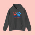 Dog Mom Hoodie – “I Am Not Single I Have Dog” Paw Print Hoodie
