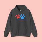 Dog Mom Hoodie – “I Am Not Single I Have Dog” Paw Print Hoodie