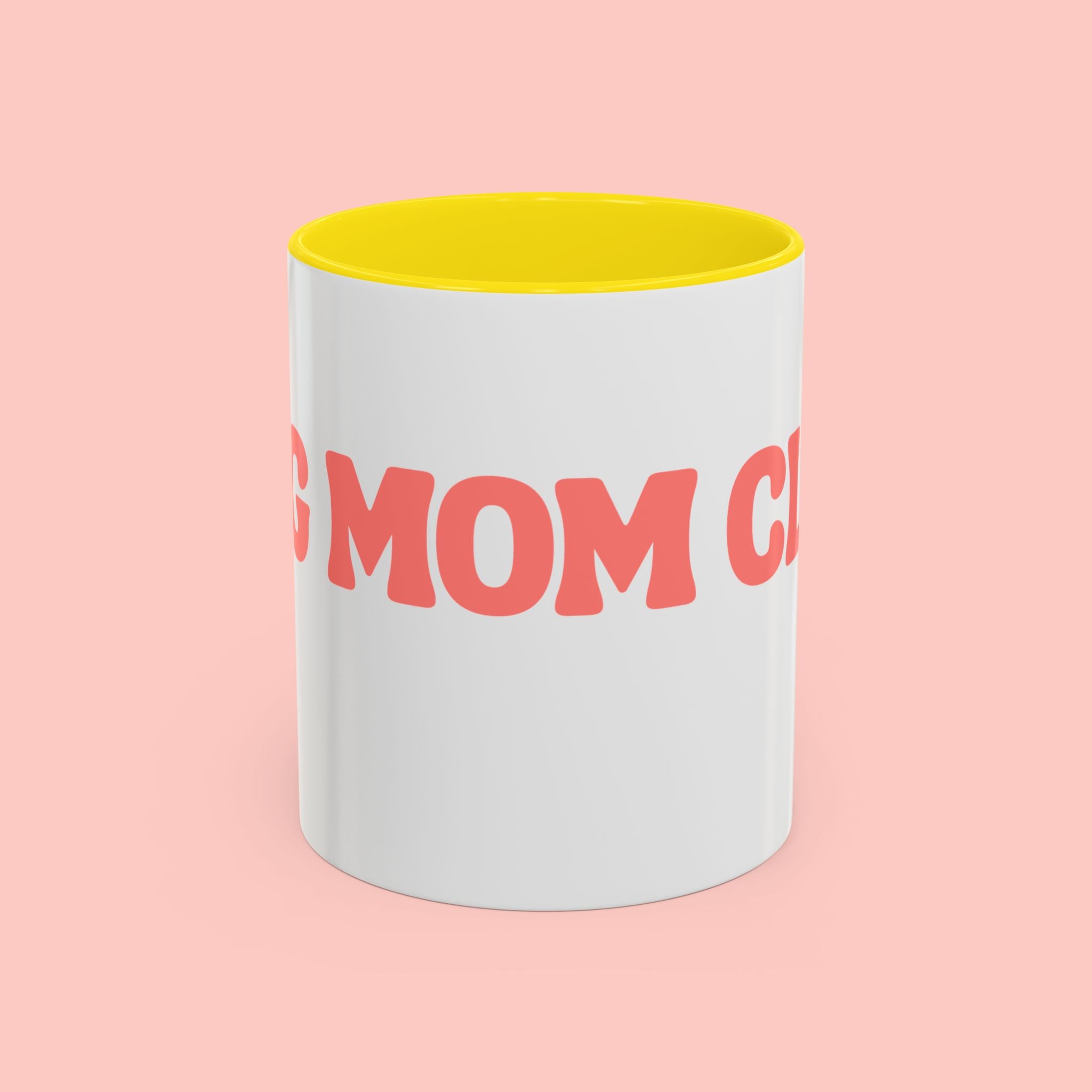 Mom Club Coffee Mug — Cute Paw Print Accent Mug for Dog Moms (11/15 oz)