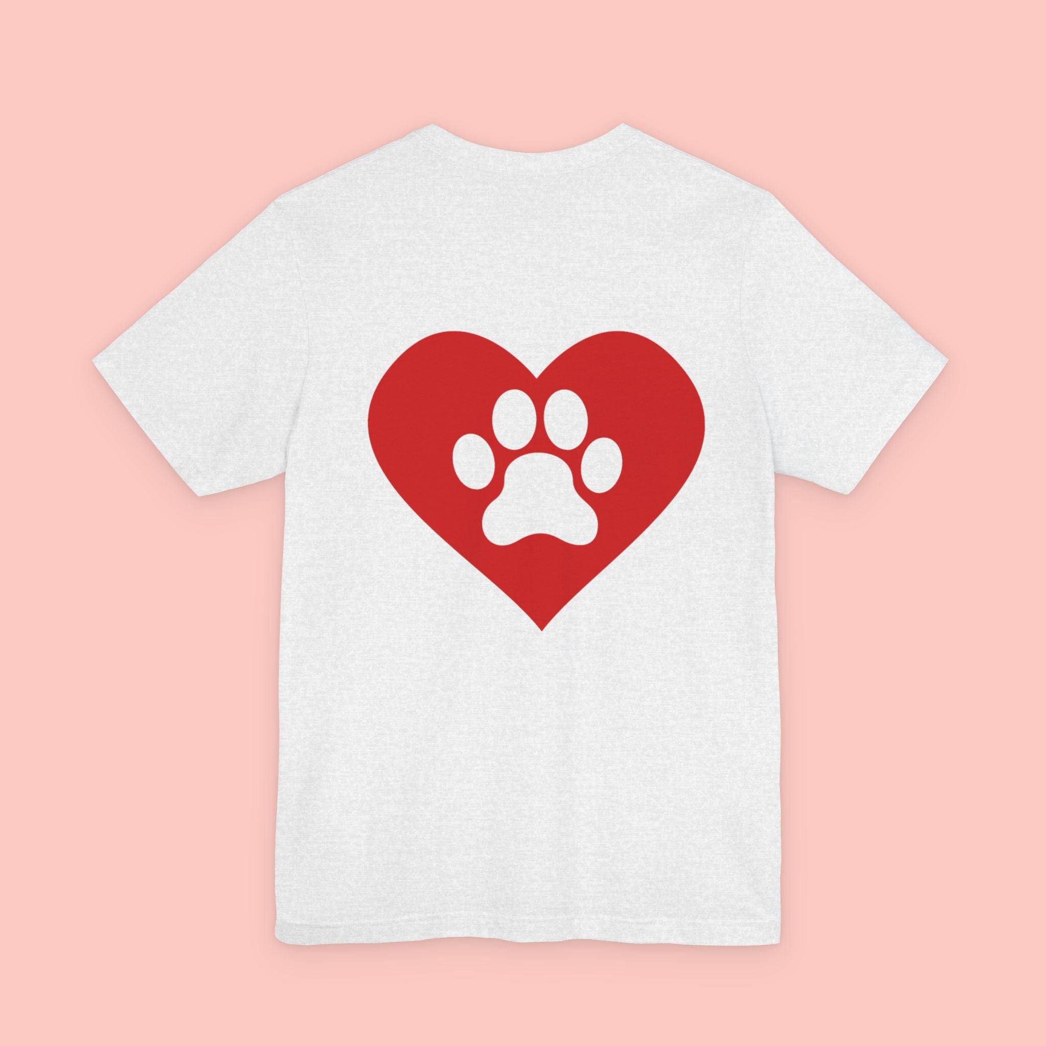 Pet Lover Heart Paw T-Shirt
