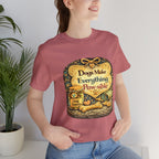 Dog Lover T‑Shirt – "Dogs Make Everything Paw‑sible" Vintage Pet Rescue Tee