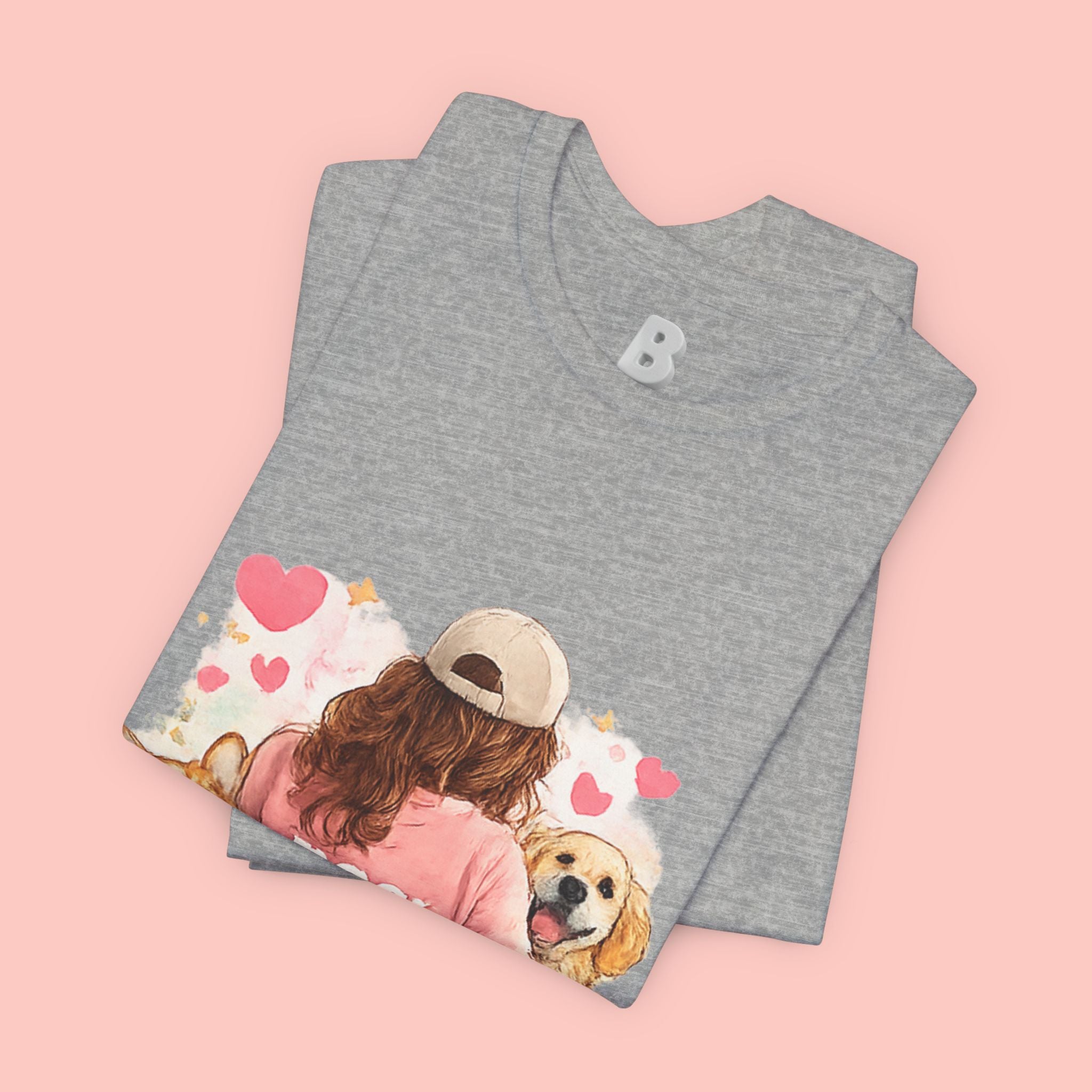 Dog Mom T-Shirt - Cute Woman with Dogs Graphic Tee