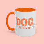 Dog Mama Coffee Mug — Cute Heart Accent Ceramic Mug (11/15 oz)