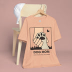 Dog Mom T-Shirt — "Love Your Dog Like a Mom" Paw Print Graphic