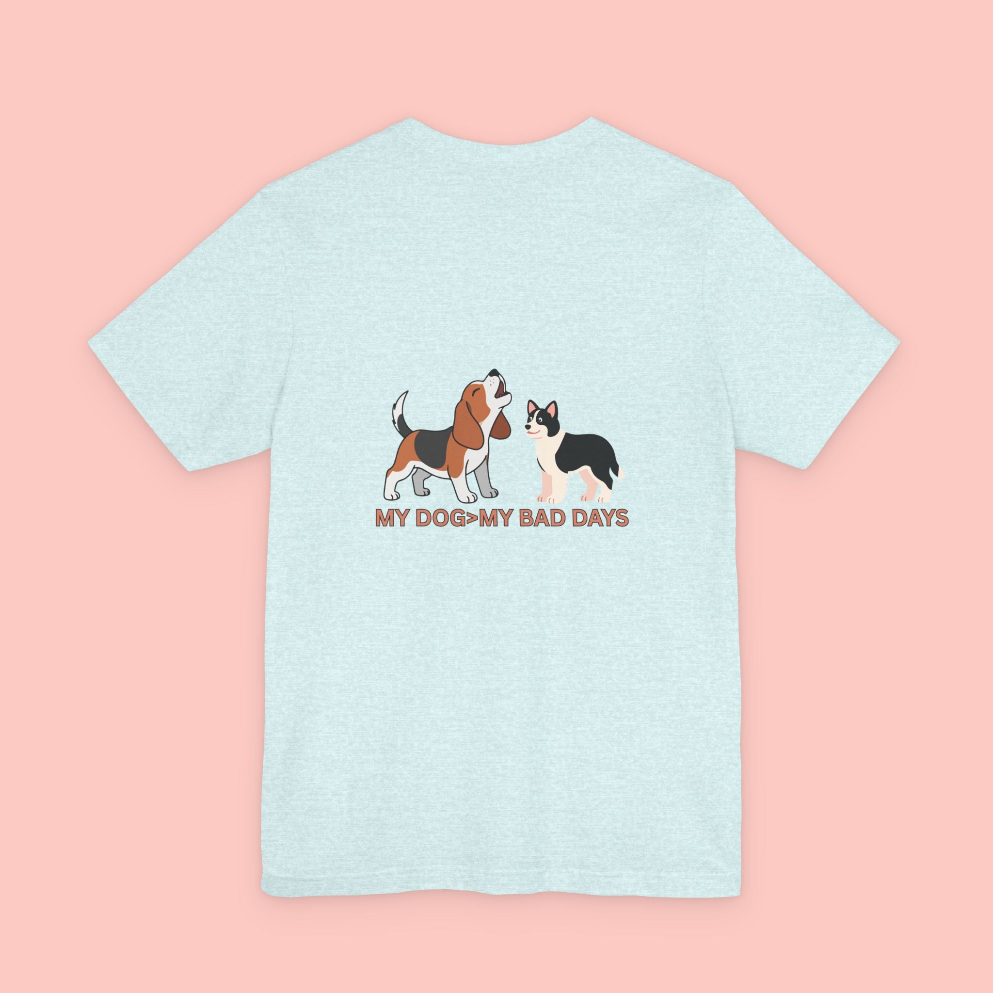 My Dog, My Bad Days T-Shirt — Cute Beagle & Husky Rescue Tee for Dog Lovers