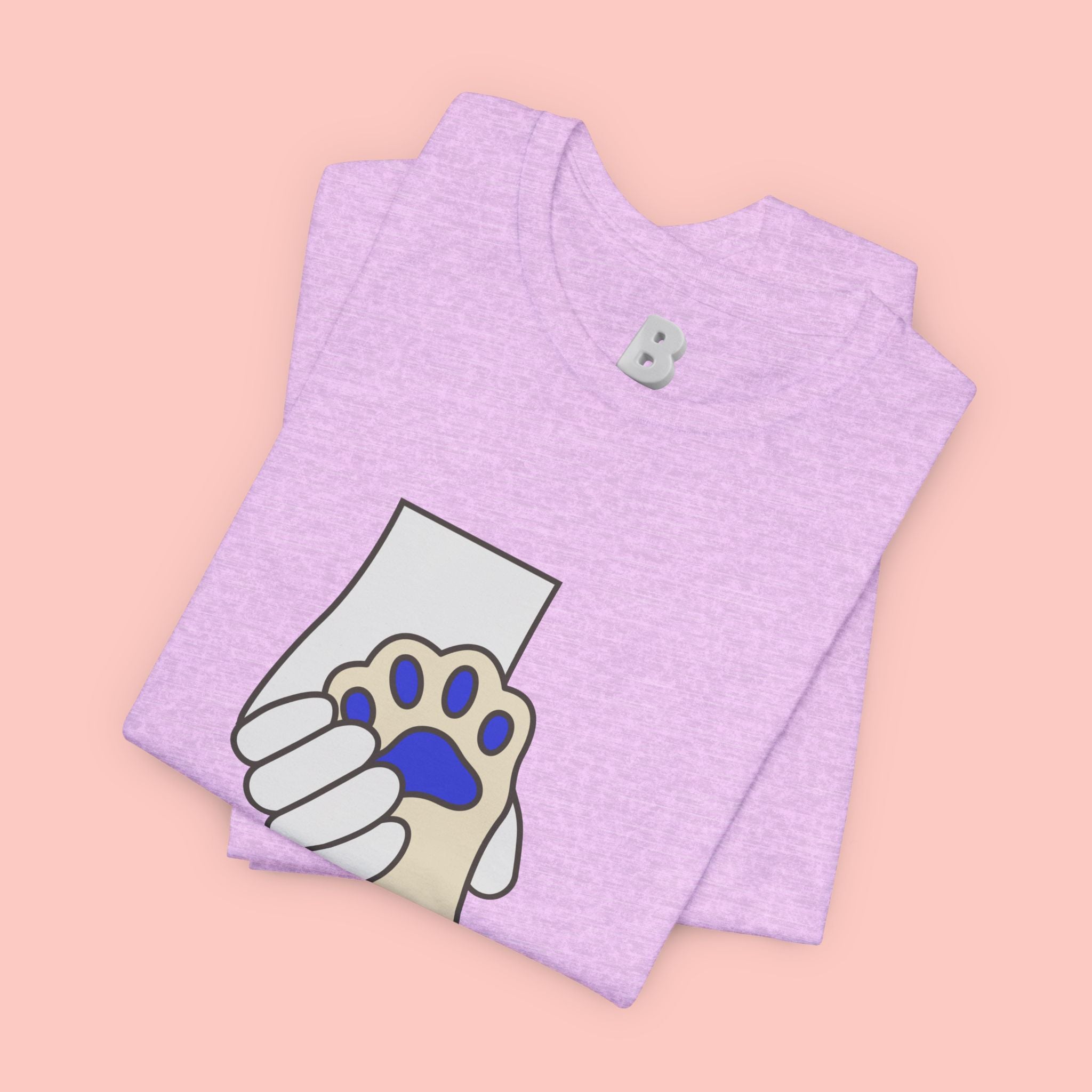 Dog Lover T-Shirt — "Love with my dog." Paw Print Graphic