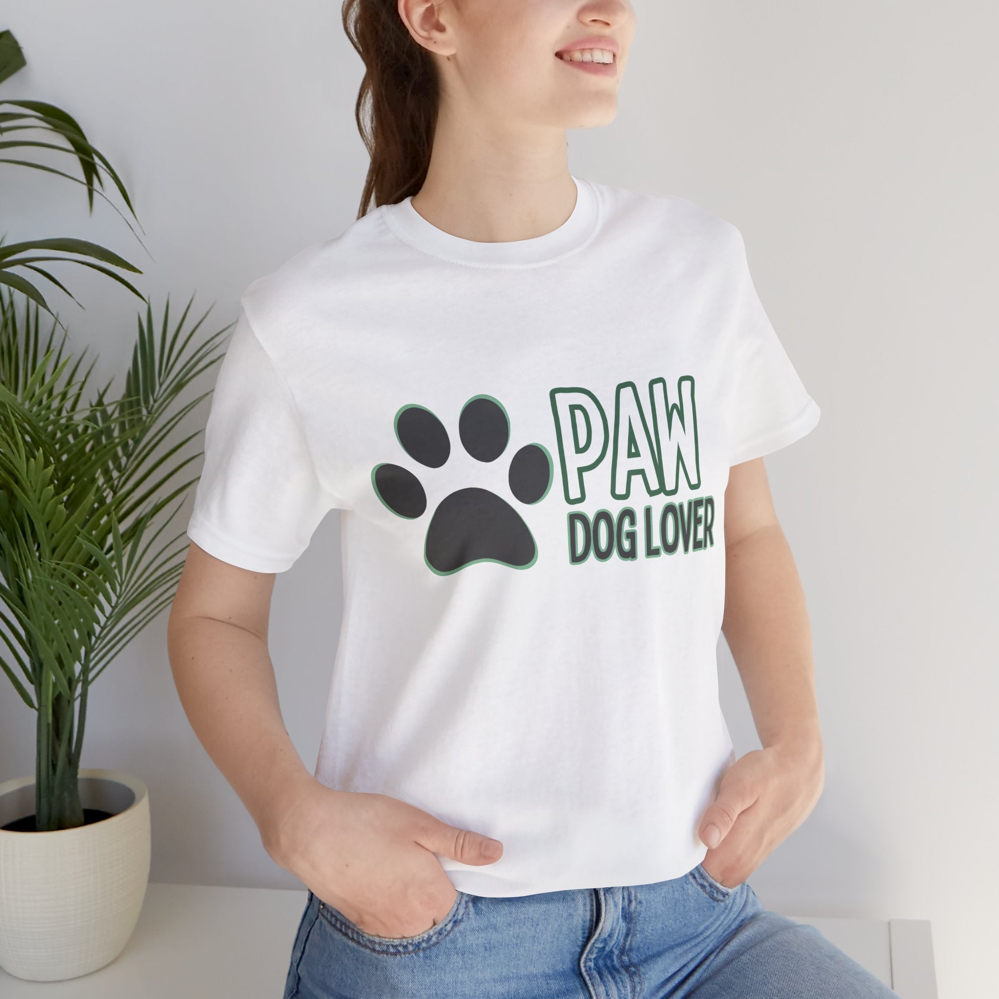 Paw Dog Lover T-Shirt — Cute Paw Print Tee for Dog Owners