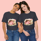 Dog Mom T-Shirt — Cute Floral Puppy Tee for Dog Lovers
